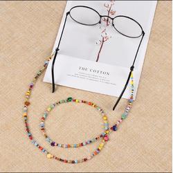 Brillen   -cadeau voor juf -cadeau voor lerares -brillen  met kleurtjes| kleuren | Bril | Koord | Zonnebril | brillenketting -zonnebril  -kralen - zonnebril touwtje -ketting voor bril -brillen  dames